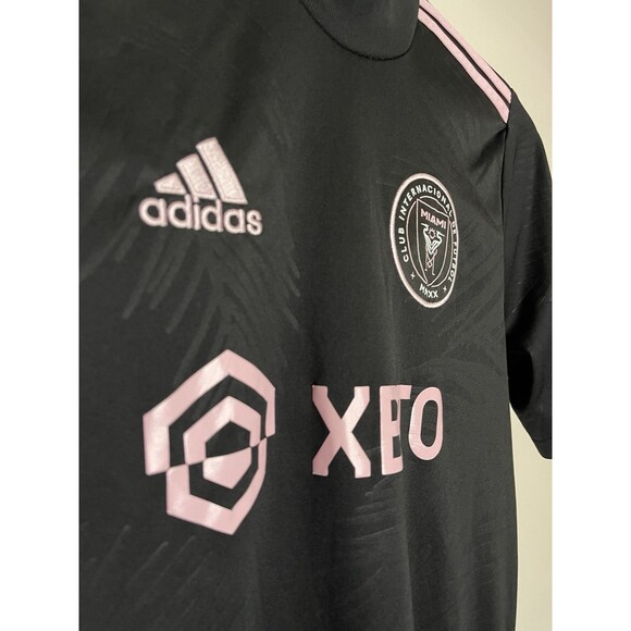 Adidas Aeroready Youth XL Black Intermiami Short Sleeve Jersey 15-16YO - Picture 3 of 6